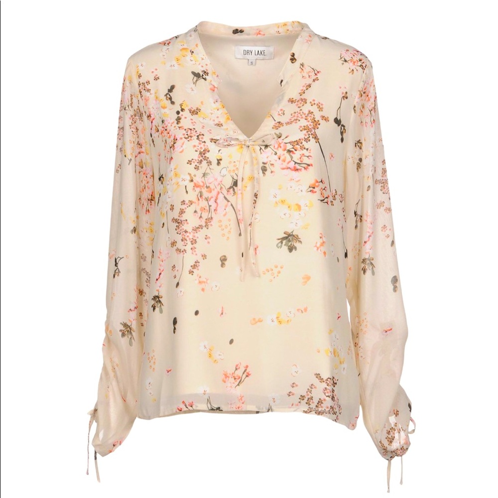 DRY. LAKE Floral Long-sleeve Blouse